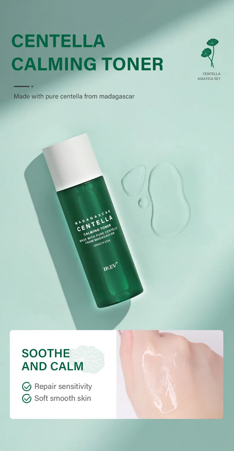 Kit Facial Calmante Centella · Repara brotes y piel sensible