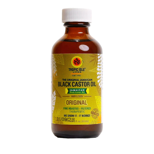 Jamaican Black Castor Oil 59ml | Rich in Vitamin E Omega Fatty Acids and Minerals | For Hair Growth Oil Skin Conditioning Eyebrows & Eyelashes | Grow Strengthen Moisture & Repair