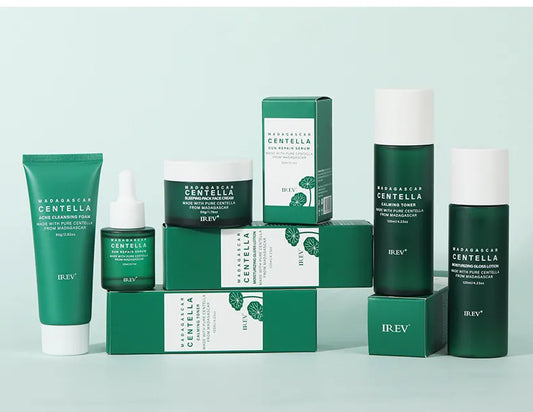 Kit Facial Calmante Centella · Repara brotes y piel sensible
