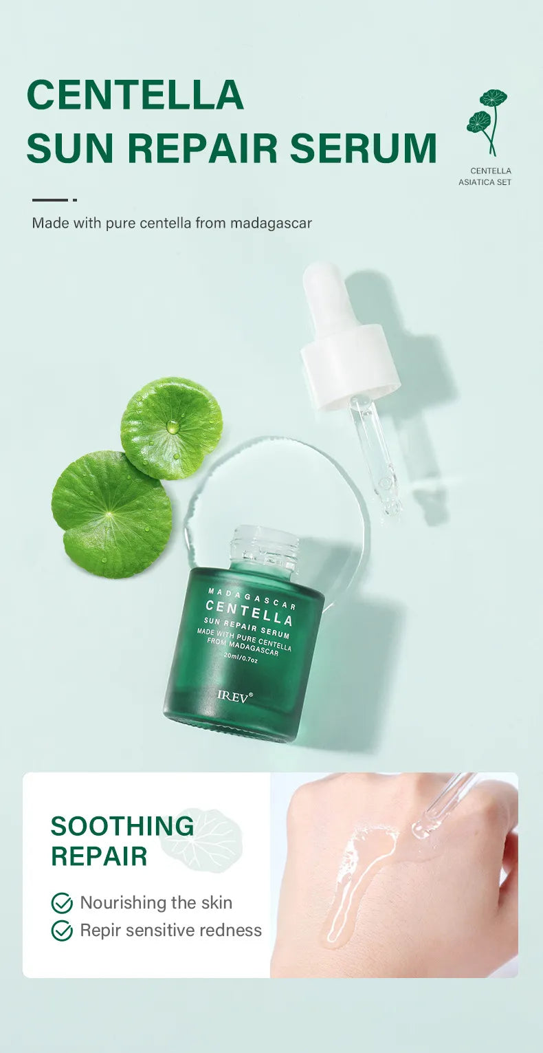 Kit Facial Calmante Centella · Repara brotes y piel sensible