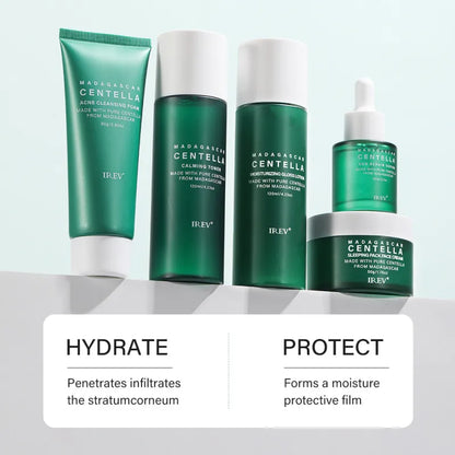 Kit Facial Calmante Centella · Repara brotes y piel sensible